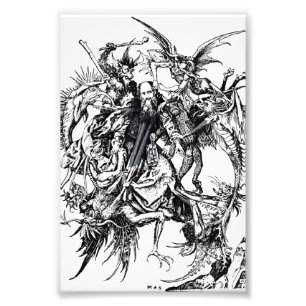 Temptation of Saint Anthony the Great Photo Print