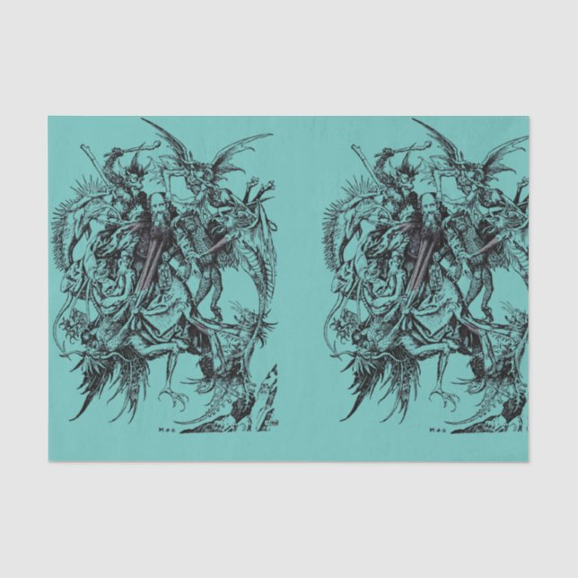 Temptation of Saint Anthony the Great Tissue Paper (Front)