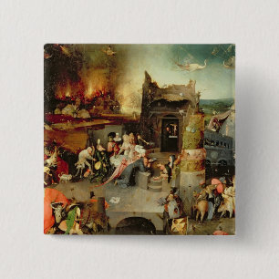 Temptation of St. Anthony 15 Cm Square Badge