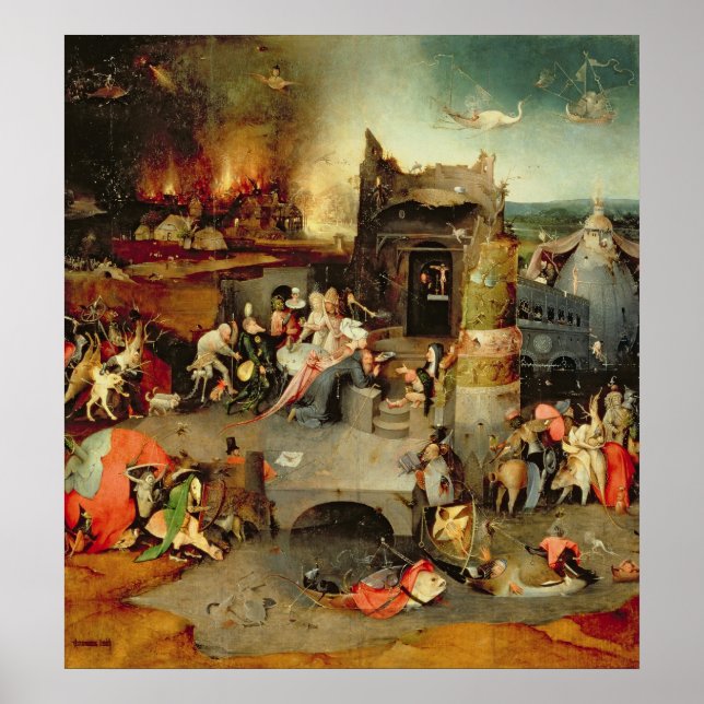 Temptation of St. Anthony Poster (Front)