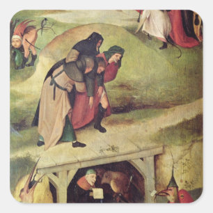 Temptation of St. Anthony Square Sticker
