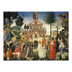 Temptations of Christ by Sandro Botticelli Poster