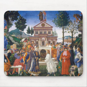 Temptations of Christ, Sandro Botticelli Mouse Mat