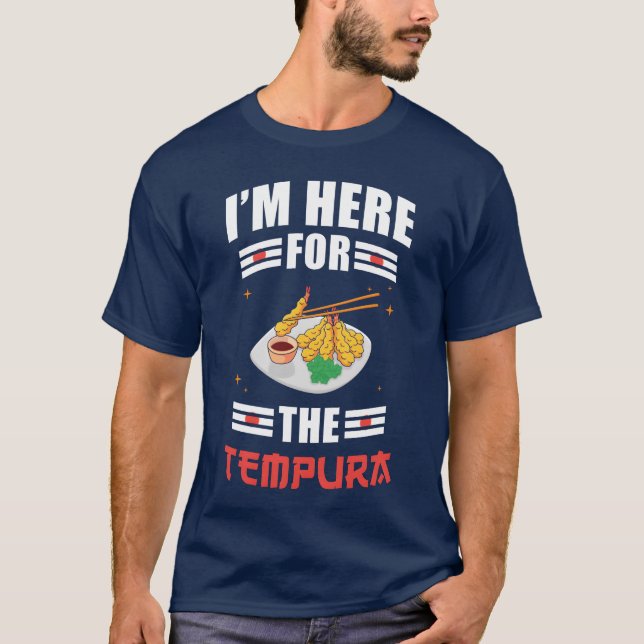 Tempura Japanese Food Japan Dishravel vintage T-Shirt (Front)