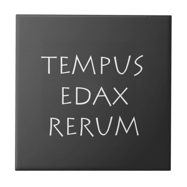Tempus edax rerum tile (Front)