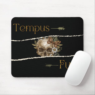 Tempus fugit mouse mat