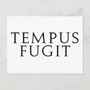 Tempus Fugit Postcard