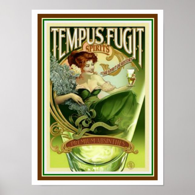 Tempus Fugit Spirits 12 x 16 poster (Front)