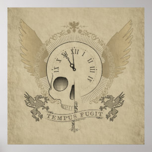 Tempus Fugit (time flies) Poster