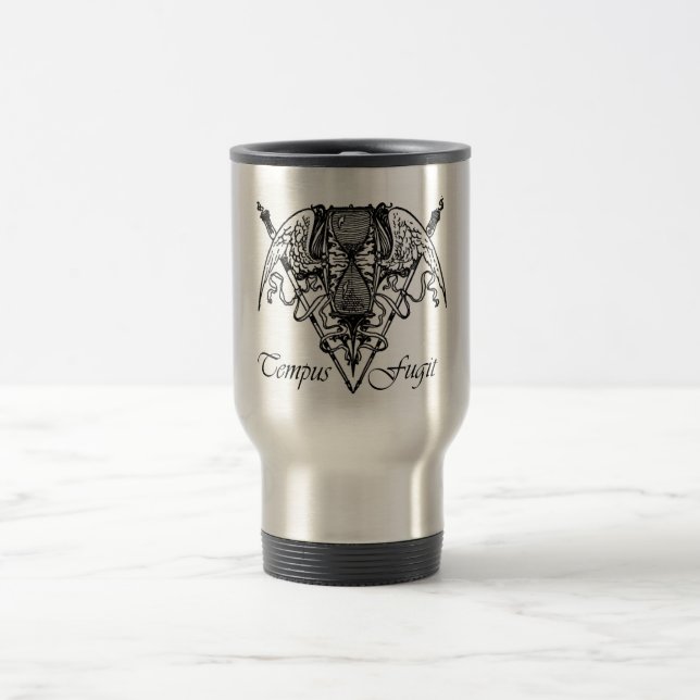 Tempus Fugit Travel Mug (Center)