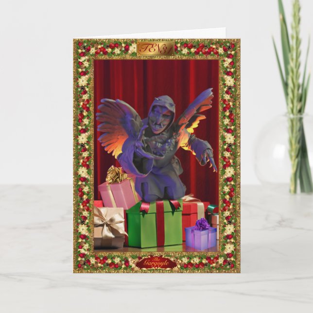TEN31's Gargoyle Living Art Holiday Card (Front)