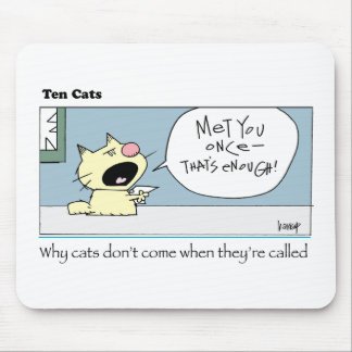 Ten Cats-c-harrop Mouse Mat