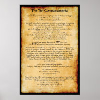 Ten Commandments Brown XL