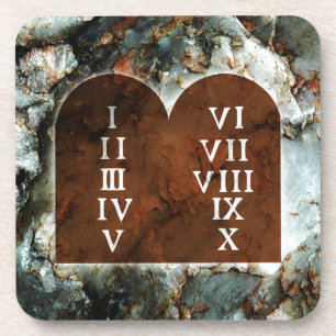 Ten Commandments Coaster