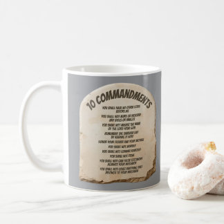 Ten Commandments Coffee Mug