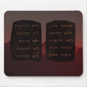 Ten Commandments Mouse Mat