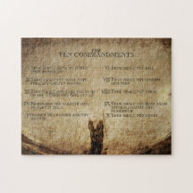 Ten Commandments Puzzle
