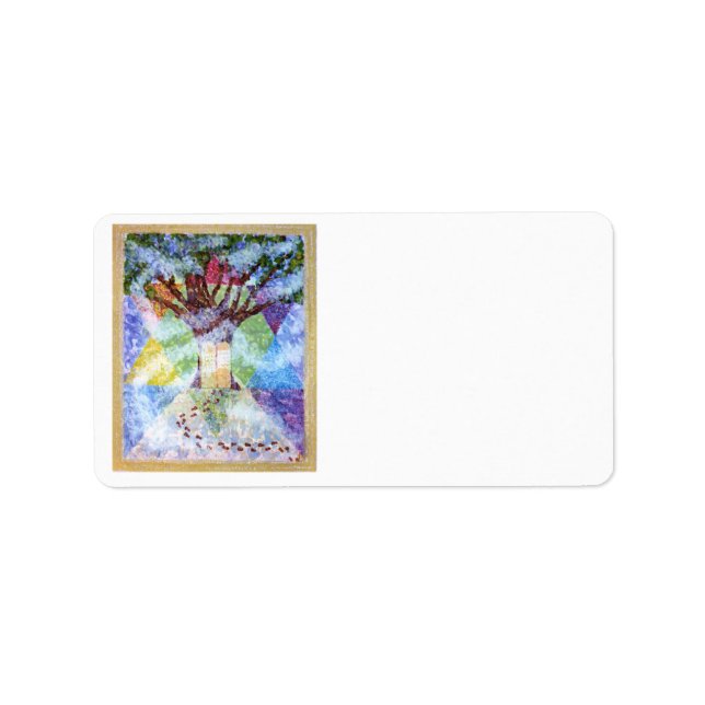 Ten Commandments Tree Address labels (Front)