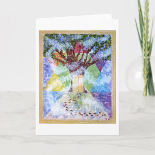 Ten Commandments Tree of Life Card