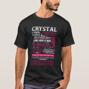 Ten Facts About Crystal First Name T-Shirt