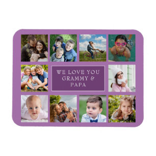 Ten Family Photo Collage Custom Magnet