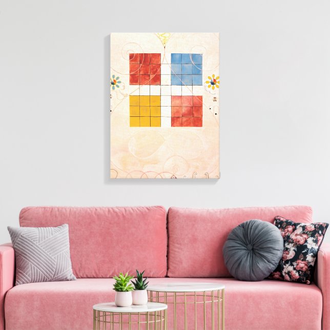 Ten Largest, No. 10, Old Age | Hilma af Klint | Canvas Print (Insitu(LivingRoom))