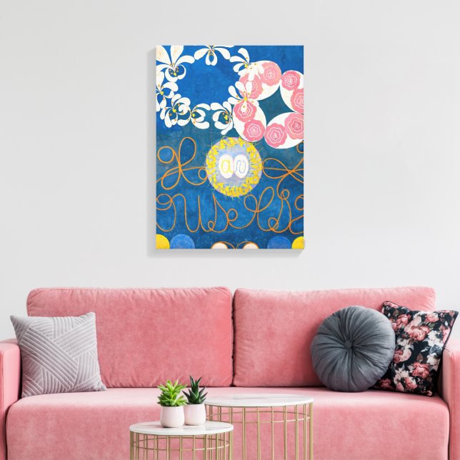 Ten Largest, No. 1, Childhood | Hilma af Klint | Canvas Print (Insitu(LivingRoom))
