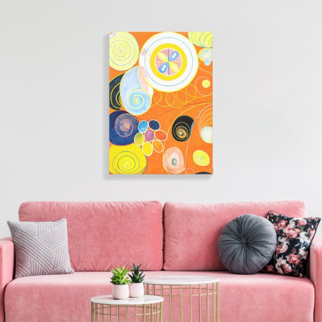 Ten Largest, No. 3, Youth | Hilma af Klint | Canvas Print (Insitu(LivingRoom))