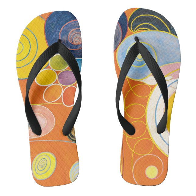Ten Largest, No. 3, Youth | Hilma af Klint | Flip Flops (Footbed)