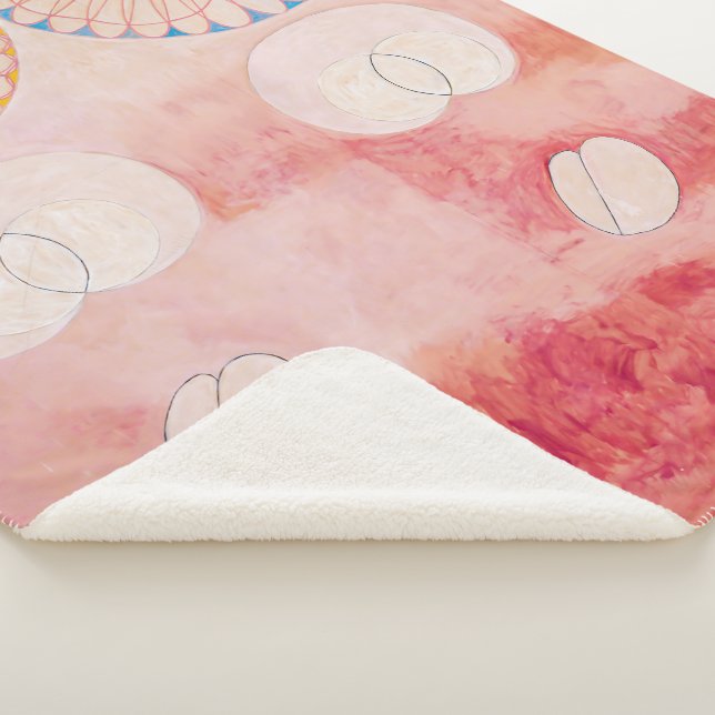 Ten Largest, No. 9, Wisdom | Hilma af Klint | Sherpa Blanket (3/4)