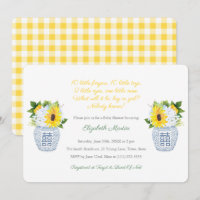 Ten Little Fingers Poem Gender Neutral Baby Shower