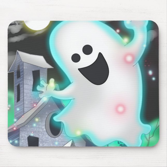 Ten Little Monsters:Gabbie the Ghost: Mouse Pad (Front)