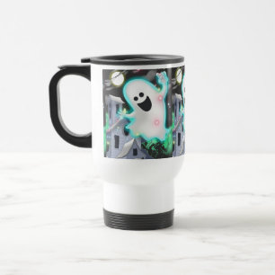Ten Little Monsters:Gabbie the Ghost Travel Mug