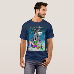 Ten Little Monsters:Halloween T-Shirt(Cursive) T-Shirt