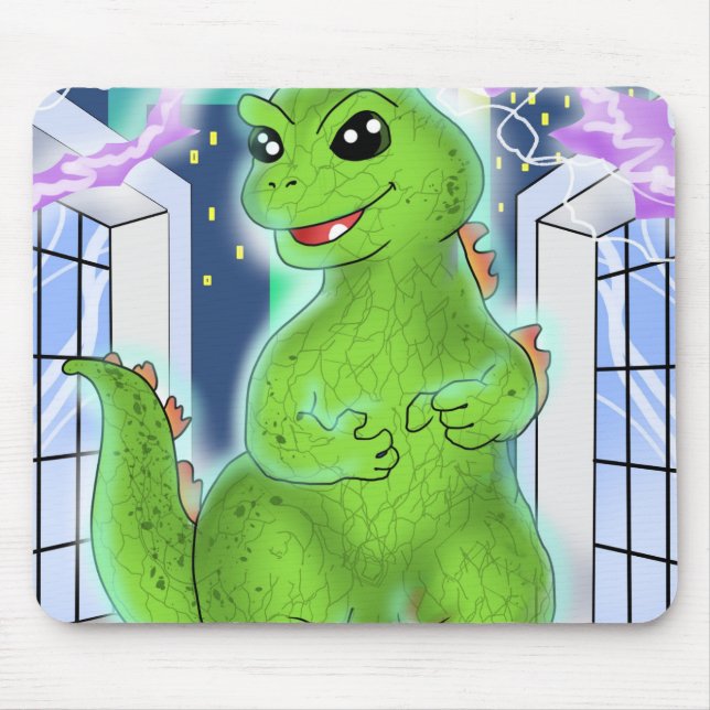 Ten Little Monsters:Larry the Lizard Mouse Pad (Front)