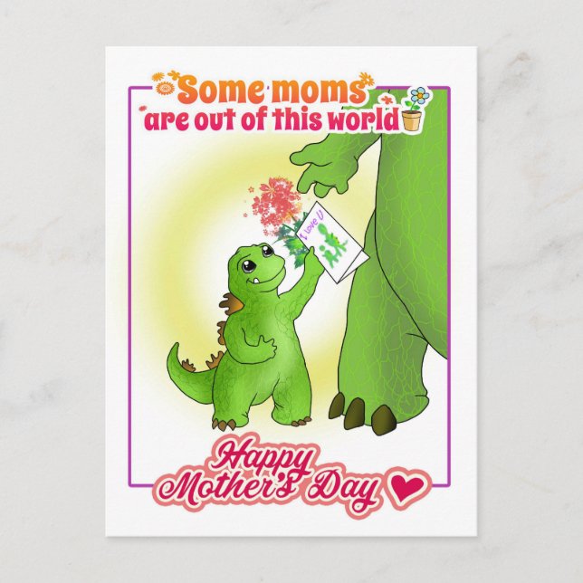 Ten Little Monsters:Larry the Lizard Postcard (Front)