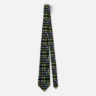 Ten Little Monsters Tie(Black) Tie