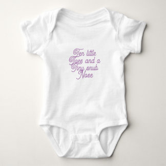 Ten Little Toes Baby Bodysuit