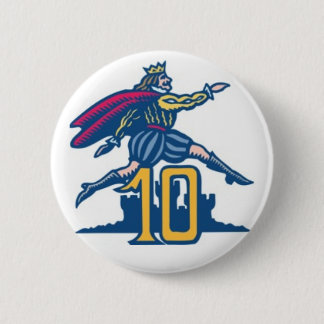 Ten Lords a-Leaping 6 Cm Round Badge