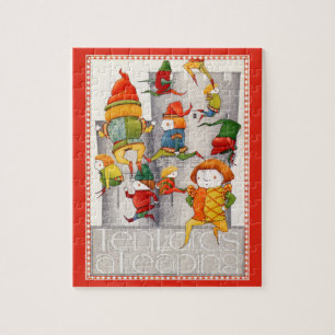 TEN LORDS A LEAPING 8x10 Puzzle