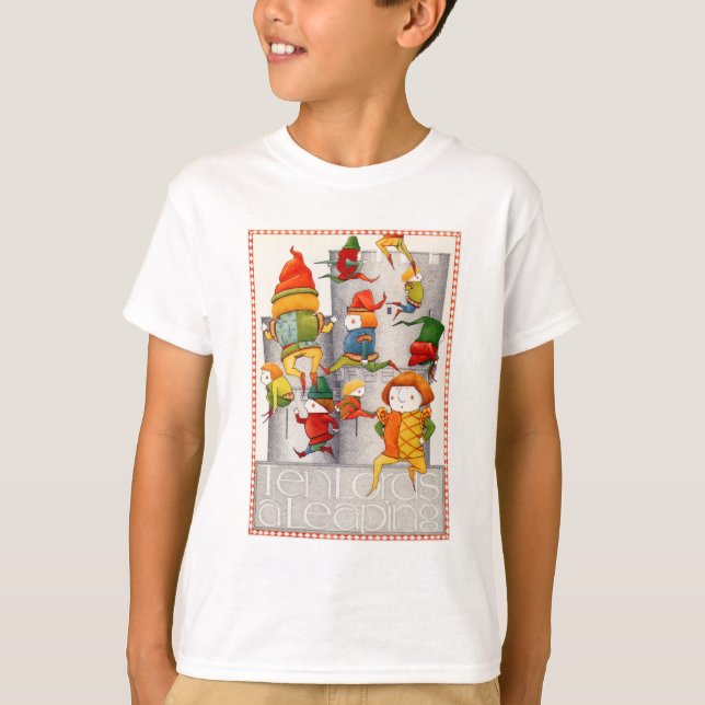 TEN LORDS A LEAPING Boys' T-shirt (Front)
