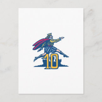 Ten Lords a-Leaping Holiday Postcard