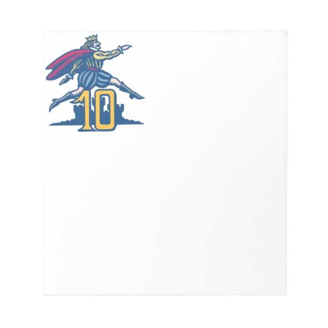 Ten Lords a-Leaping Notepad (Front)