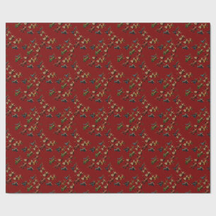 Ten Lords Leaping The Ten Commandments Vector Wrapping Paper