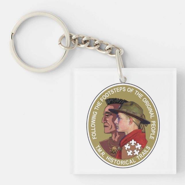 Ten Mile River Historical Trails Keychain (Front)