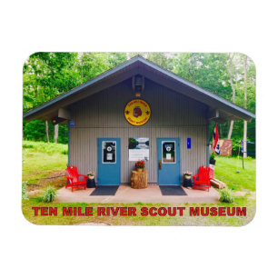 Ten Mile River Scout Museum Front Flexible Magnet
