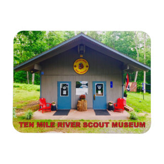 Ten Mile River Scout Museum Front Flexible Magnet