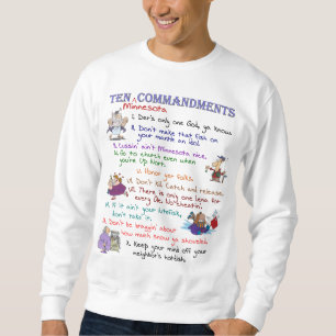Ten Minnesota Commandments Basic Sweatshirt