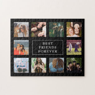 Ten Photo Collage Best Friends Forever Jigsaw Puzzle