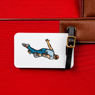 Ten Pin Bowler  Luggage Tag